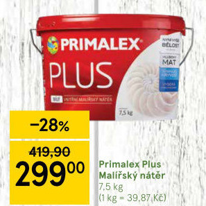 Interiérová barva Primalex Plus