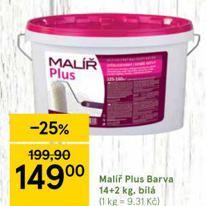Malířský nátěr Malíř Plus