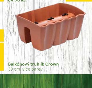 Balkónový truhlík Crown