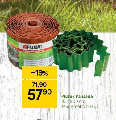 Plůtek Palisáda 10 x 900 cm, zelený nebo hnědý