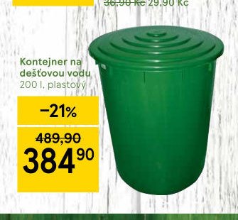Kontejner na dešťovou vodu 200 l, plastový