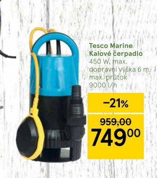 Tesco Marine Kalové čerpadlo
