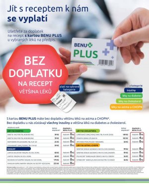 akční leták BENU Lékárna 1.3.2021-31.3.2021