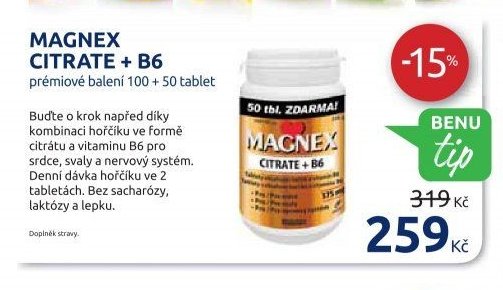 MAGNEX CITRATE + B6
