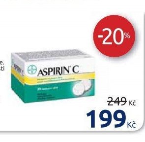 Aspirin C 20 šumivých tablet