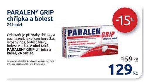 PARALEN GRIP chřipka a bolest 24 tablet