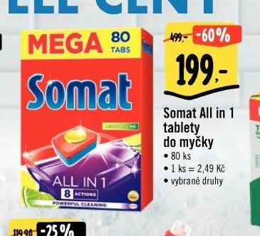 Somat All in 1 tablety do myčky