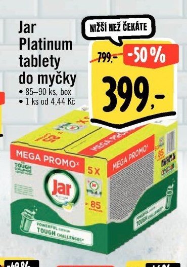 Jar Platinum tablety do myčky
