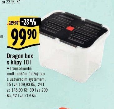 Dragon box s klipy 10 l