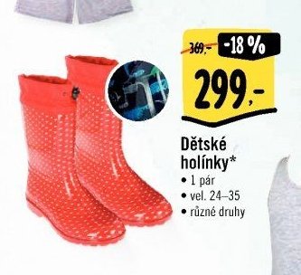 Dětské holínky