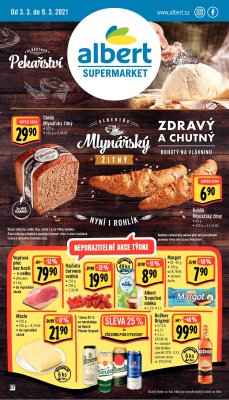 akční leták Albert 3.3.2021-9.3.2021