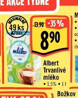 Albert Trvanlivé mléko