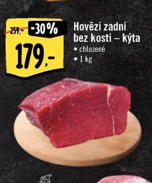 Hovězí zadní bez kosti – kýta