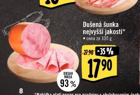 Dušená šunka nejvyšší jakosti*