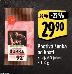 Poctivá šunka od kosti