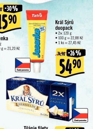 Král Sýrů duopack