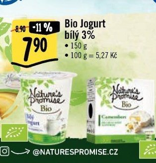 Bio Jogurt bílý 3%