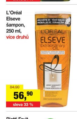 L'Oréal Elseve šampon, 250 ml, více druhů