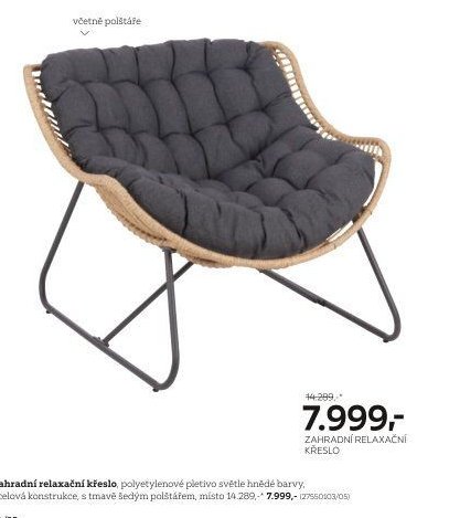 Zahradní relaxační křeslo