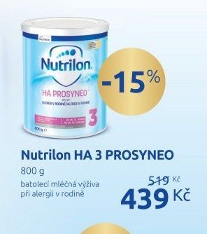 Nutrilon HA 3 PROSYNEO 800 g