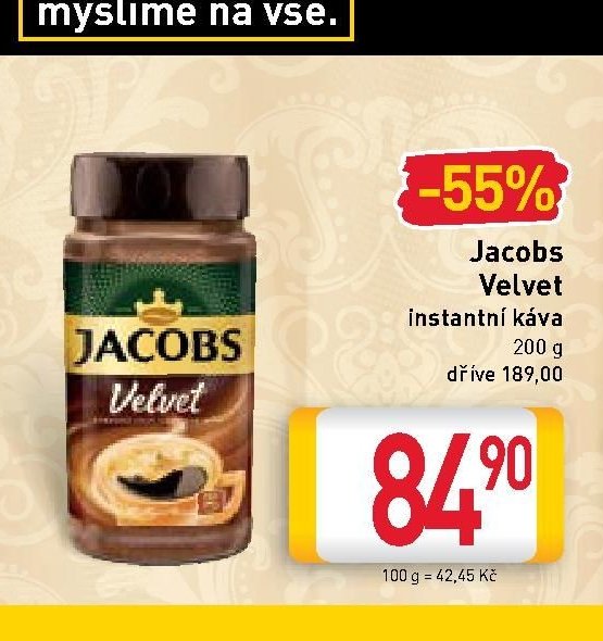Jacobs Velvet instantní káva