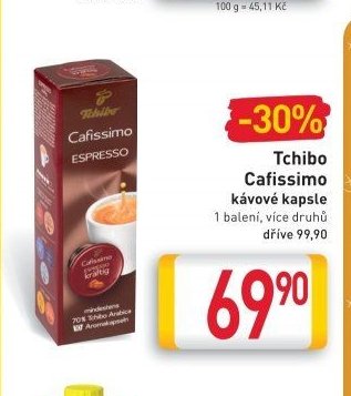 Tchibo Cafissimo kávové kapsle