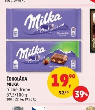 Čokoláda Milka