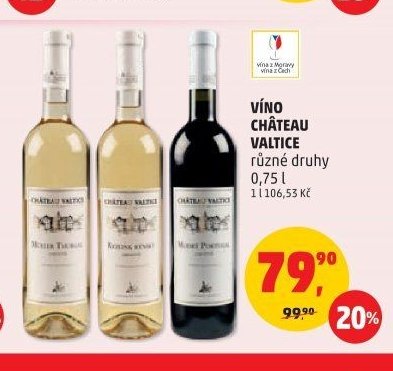 Víno Château Valtice