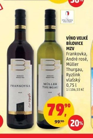 Víno Velké Bílovice MZV