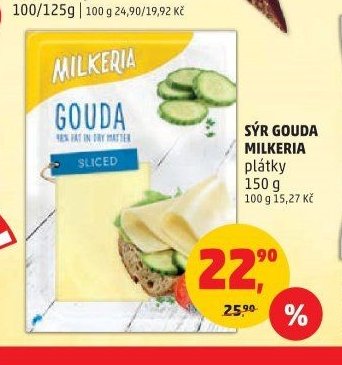 SÝR GOUDA MILKERIA 150 g