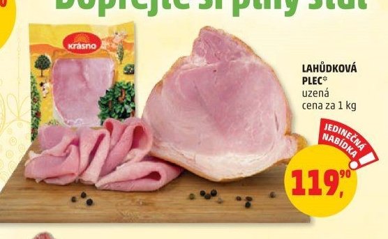 Lahůdková plec uzená