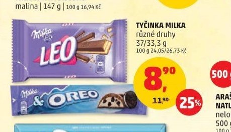 TYČINKA MILKA různé druhy