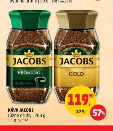 KÁVA JACOBS (krönung, gold)