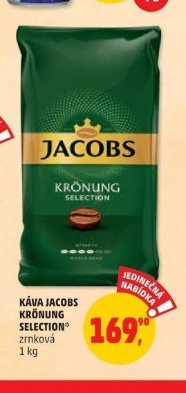 KÁVA JACOBS KRÖNUNG SELECTION zrnková