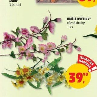 UMĚLÉ KVĚTINY