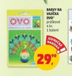 BARVY NA VAJÍČKA OVO