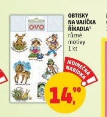 OBTISKY NA VAJÍČKA ŘÍKADLA