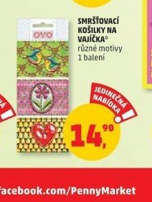 SMRŠŤOVACÍ KOŠILKY NA VAJÍČKA