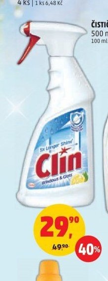 Čistič oken Clin