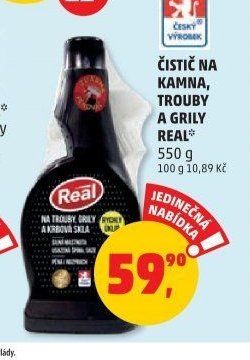 Čistič na kamna, trouby a grily Real