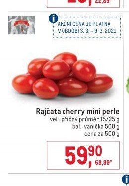 Rajčata cherry mini perle