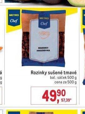 Rozinky sušené tmavé