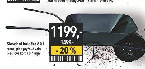 Stavební kolečko 60 l