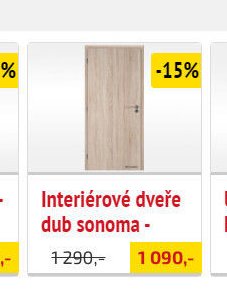 Interiérové dveře dub sonoma - UNI HOBBY akcniletaky.com
