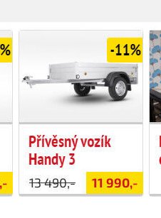 Přívěsný vozík Handy 3 - UNI HOBBY akcniletaky.com
