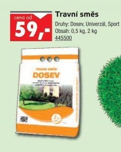 Travní směs Dosev, Univerzál, Sport - UNI HOBBY akcniletaky.com