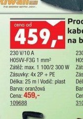 Prodlužovací kabel na bubnu 230 V/10 A (25m) - UNI HOBBY akcniletaky.com