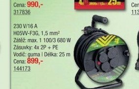 Emos Prodlužovací kabel na bubnu - UNI HOBBY akcniletaky.com