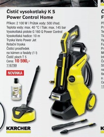 Čistič vysokotlaký K 5 Power Control Home - UNI HOBBY akcniletaky.com