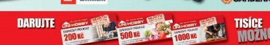 Dárkové poukazy - UNI HOBBY akcniletaky.com